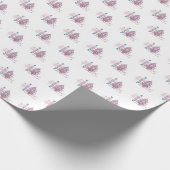 Pink Nutcracker Weihnachtsfeiertag Geschenkpapier (Ecke)