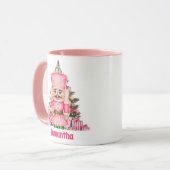 Pink Nutcracker Weihnachtskids Heiße Schokolade Tasse (Vorderseite Links)