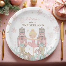 Pink Nutcracker Winter Onederland 1. Geburtstag