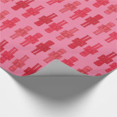 Pink Nutcracker Wrapping Paper Geschenkpapier (Ecke)