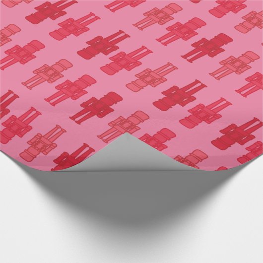 Pink Nutcracker Wrapping Paper Geschenkpapier (Ecke)