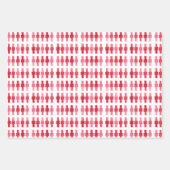 Pink Nutcracker Wrapping Paper Sheets Geschenkpapier Set (Vorderseite 3)