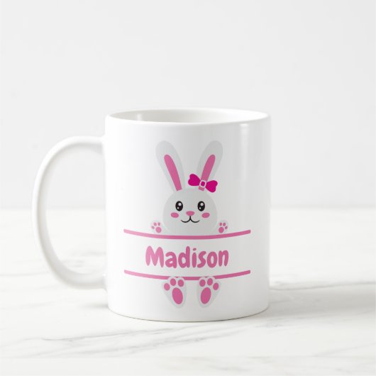 Pink Oaster Bunny Kaffeetasse (Links)