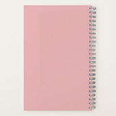 Pink Ocean Beach Shells Flowers Fantasy Landscape Notizblock (Rückseite)