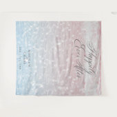 Pink Ocean Sparkling Waters Foto Prop Wandteppich (Vorderseite (Horizontal))