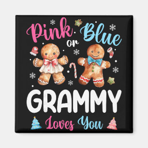Pink oder Blau Grammy liebt dich Geschlecht enthül Magnet