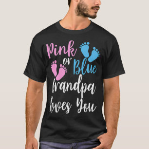 Pink oder Blau Opa liebt Vietnam-Veteranen-Geschen T-Shirt