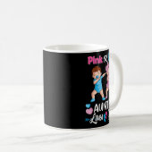 Pink oder Blau Tante liebt Babys Geschlechtsenthül Kaffeetasse (VorderseiteRechts)