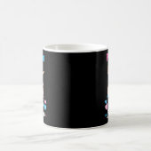 Pink oder Blau Tante liebt Babys Geschlechtsenthül Kaffeetasse (Mittel)