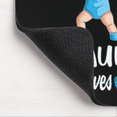 Pink oder Blau Tante liebt Babys Geschlechtsenthül Mousepad (Ecke)