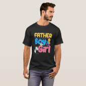 Pink oder Blauer Vater Lieben Sie der beste Vater  T-Shirt (Vorne ganz)