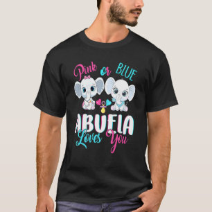 Pink oder Blue Abuela Lieben Sie Elefanten Baby Ge T-Shirt
