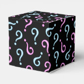 Pink oder Blue Baby Reveal Geschenkschachtel (Rückseite)