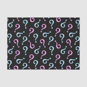 Pink oder Blue Baby Reveal Seidenpapier