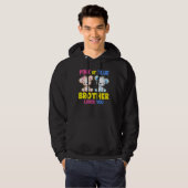 Pink oder Blue Brother Lieben Sie Geschlecht zeige Hoodie (Vorne ganz)