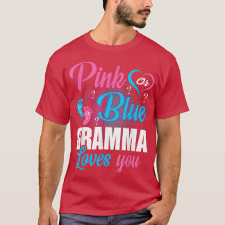 Pink oder Blue Gramma Lieben Sie Geschlecht Baby R T-Shirt