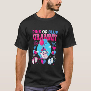 Pink oder Blue Grammy Liebe Sie Geschlecht Baby Re T-Shirt