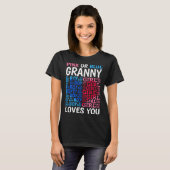 Pink oder Blue Granny Lieben Sie Geschlecht zeigen T-Shirt (Vorne ganz)