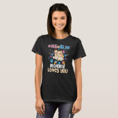 Pink oder Blue Mommie Lieben Sie die beste Mama fü T-Shirt (Vorne ganz)
