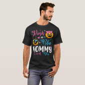 Pink oder Blue Mommy Lieben Sie Pumpkin Baby Men T-Shirt (Vorne ganz)