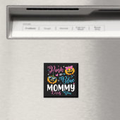 Pink oder Blue Mommy Lieben Sie Pumpkin Baby Squar Magnet (In Situ (Geschirrspüler))