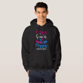 Pink oder Blue Pappy Lieben Sie bewahren Gender Re Hoodie (Vorne ganz)
