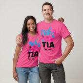 Pink oder Blue Tia Lieben Sie Geschlecht zeigen Ba T-Shirt (Unisex)