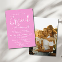 Pink Officially Official Adoption Day Party Photo