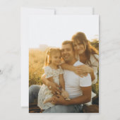 Pink Officially Official Adoption Day Party Photo Einladung (Rückseite)