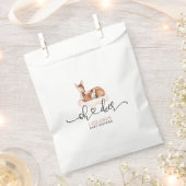 Pink Oh Deer Watercolor Babydusche Geschenktütchen (Ausgeschnitten)