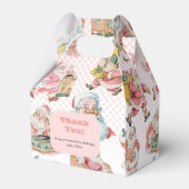 Pink Oh, was FUn-Retro Groovy Santa Claus Geburtst Geschenkschachtel (Rückseite)