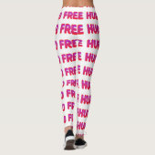 Pink ohne gratis Schläger Leggings (Rückseite)