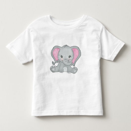 Pink-Ohren-Baby-T - Shirt (Vorderseite)