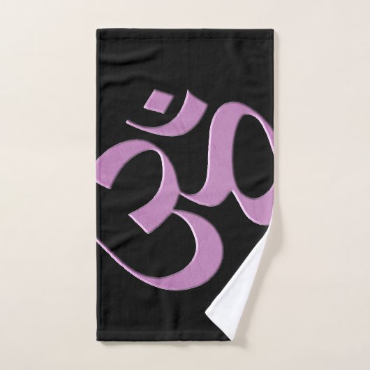 Pink Om Handtuch (Handtuch)