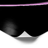 Pink Om Poster (Ecke)