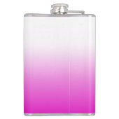 Pink Ombr Gradient Background Design-60416 Flachmann (Rückseite)