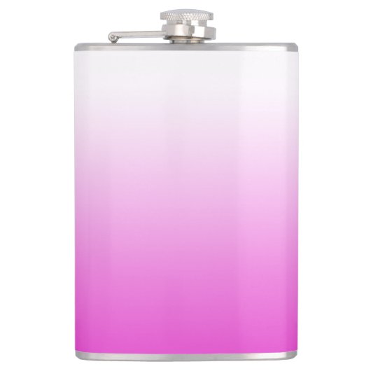 Pink Ombr Gradient Background Design-60416 Flachmann (Vorderseite)