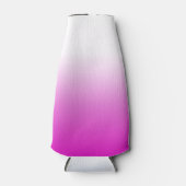Pink Ombr Gradient Background Design-60416 Flaschenkühler (Vorderseite)