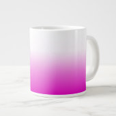 Pink Ombr Gradient Background Design-60416 Jumbo-Tasse (Vorderseite Rechts)