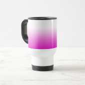 Pink Ombr Gradient Background Design-60416 Reisebecher (Vorderseite Links)