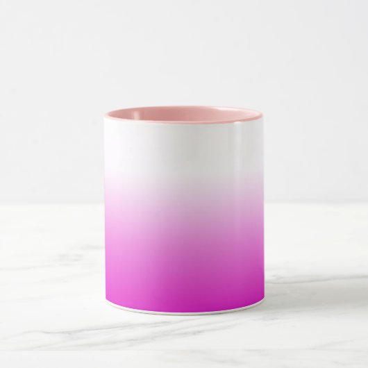 Pink Ombr Gradient Background Design-60416 Tasse (Zentrum)