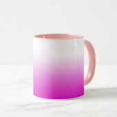 Pink Ombr Gradient Background Design-60416 Tasse (VorderseiteRechts)