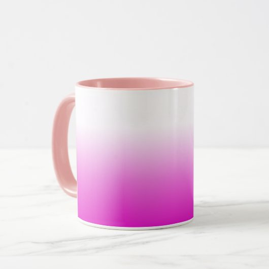 Pink Ombr Gradient Background Design-60416 Tasse (Vorderseite Links)