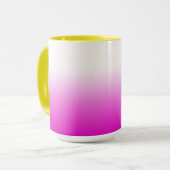 Pink Ombr Gradient Background Design-60416 Tasse (Vorderseite Links)