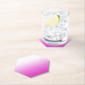 Pink Ombr Gradient Background Design-60416 Untersetzer (Vor Ort)
