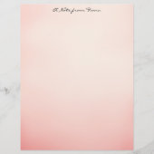 Pink Ombre Briefbogen (Vorderseite)