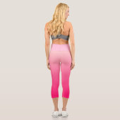 Pink Ombre Capri Leggings (Rückseite)