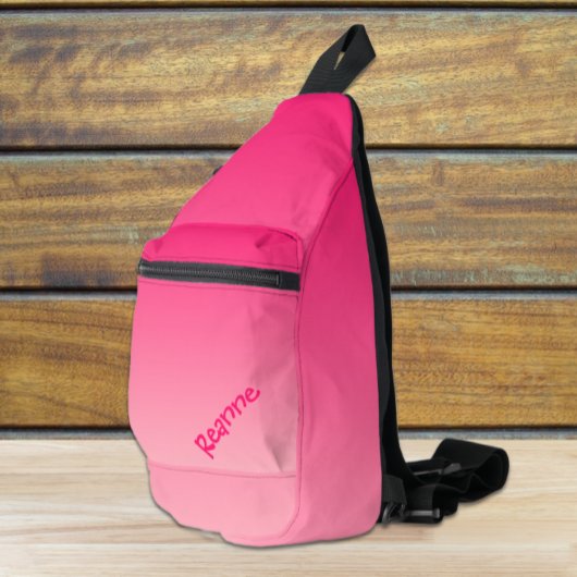 Pink Ombre Crossbody Bag