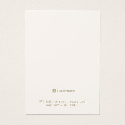 Pink Ombre Earring Juwelier Display Card (Rückseite)