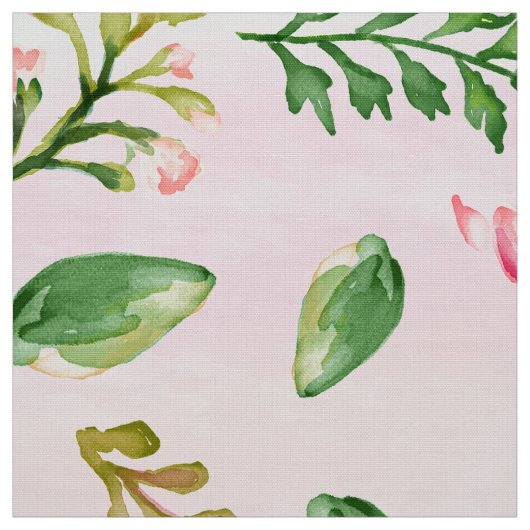 Pink Ombre Foliage Stoff (Muster)